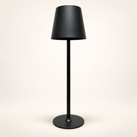 Modern Shade Touch Dimmable Table Lamp-Sculptural Metal Accent