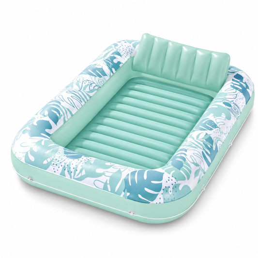 70-Inch Single-Person Inflatable Tanning Pool Lounger