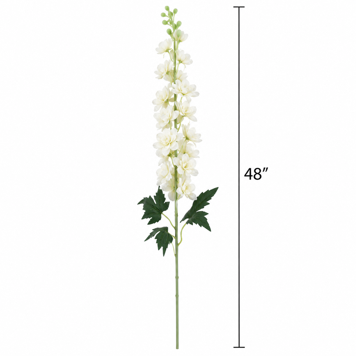 Faux Delphinium Stem (48 in H)