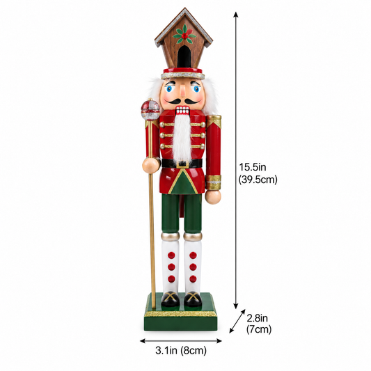 Red Wooden Nutcracker