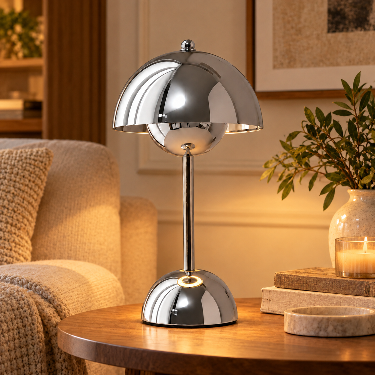 Mushroom Touch Dimmable Table Lamp