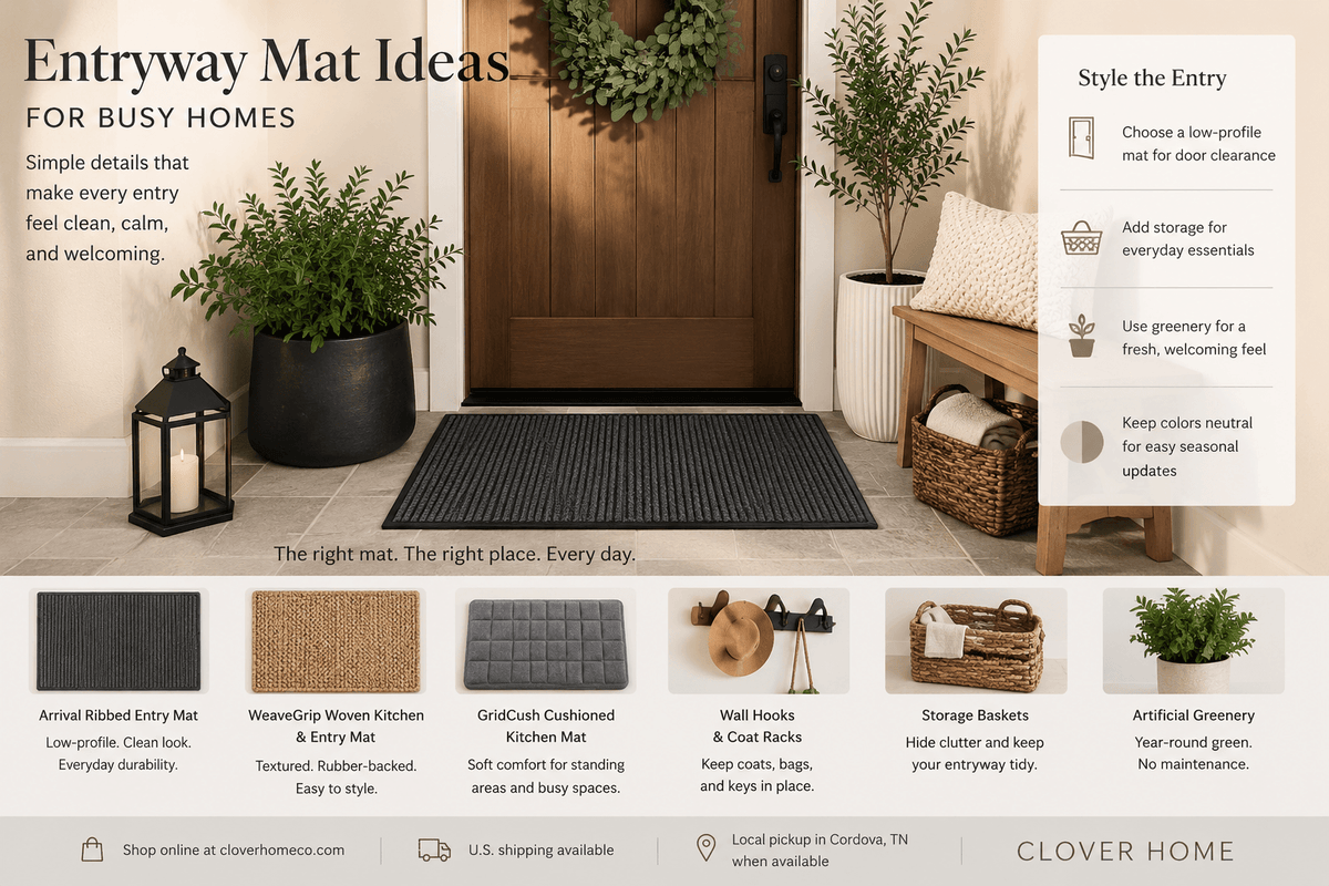 Entryway Mat Ideas for Busy Homes