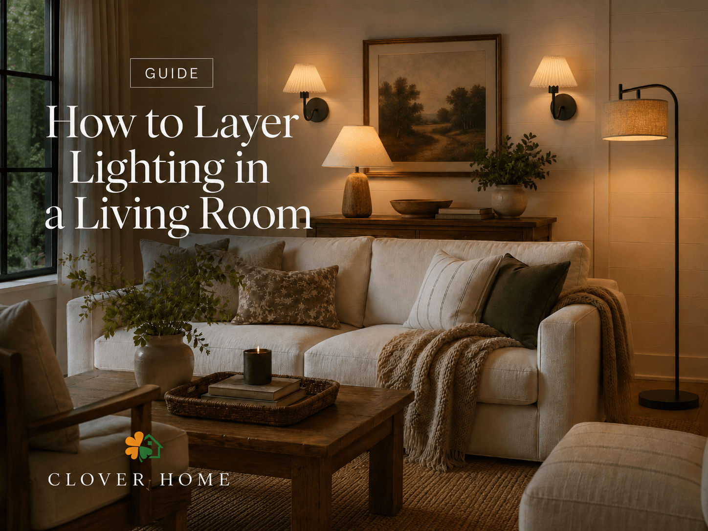 How to Layer Lighting in a Living Room