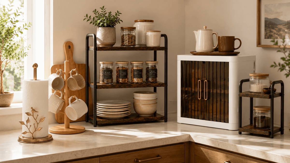 Kitchen Counter Organization Ideas That Still Feel Lived In