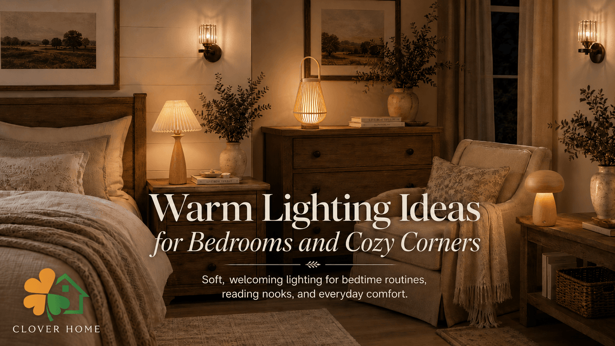 Warm Lighting Ideas for Bedrooms and Cozy Corners