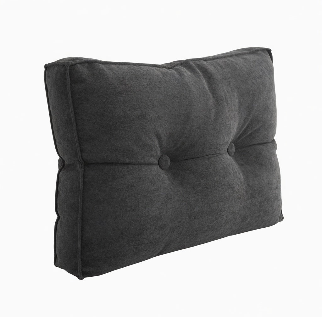 Cloud-Plush Tufted Backrest Cushion-Bed & Sofa Support Pillows (2-Pack)