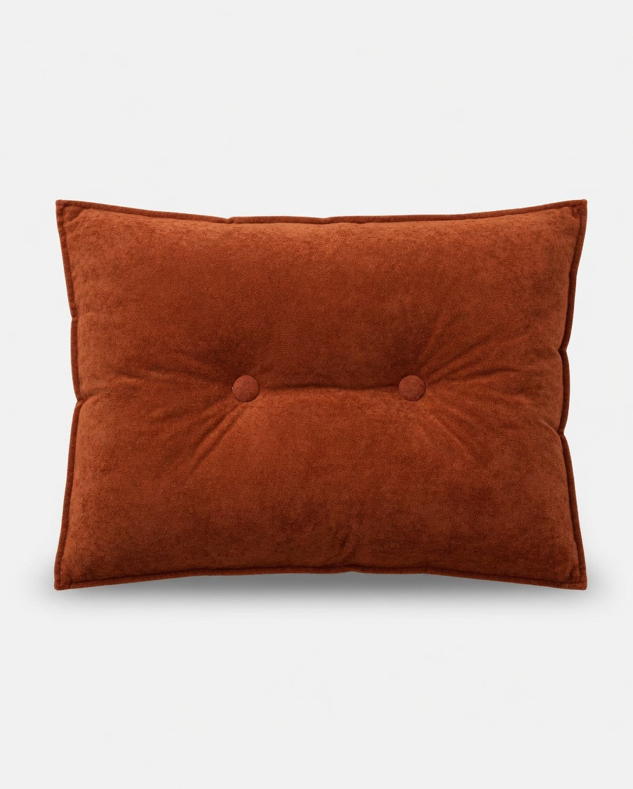 Cloud-Plush Tufted Backrest Cushion-Bed & Sofa Support Pillows (2-Pack)