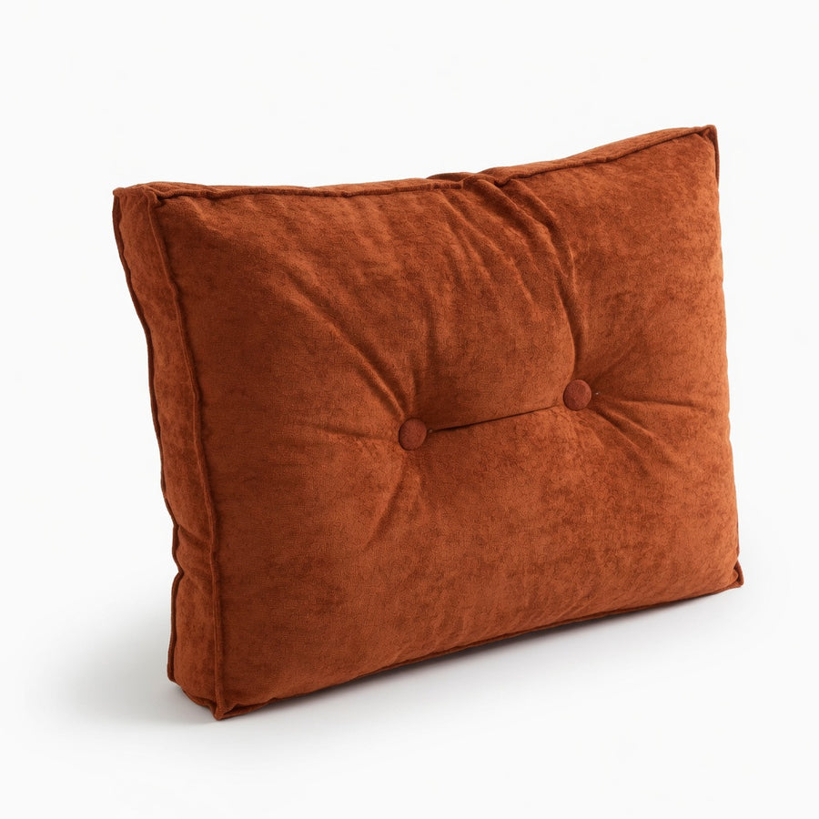 Cloud-Plush Tufted Backrest Cushion-Bed & Sofa Support Pillows (2-Pack)