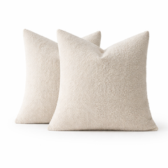 Boucle Pillow Cover-Cozy Textured Loop Yarn (Cover Only)