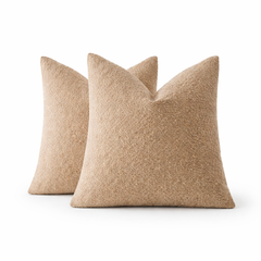 Boucle Pillow Cover-Cozy Textured Loop Yarn (Cover Only)