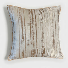 Distressed Stripe Piped Pillow Cover-18inx18in