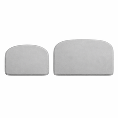 ArchComfort Memory Foam Bath Mat-Minimal Half-Moon, Non-Slip Backing