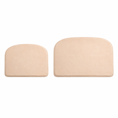 ArchComfort Memory Foam Bath Mat-Minimal Half-Moon, Non-Slip Backing