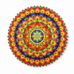 Mandala 3D Wind Spinner-Stainless Steel Kinetic Garden & Patio Hanging Decor