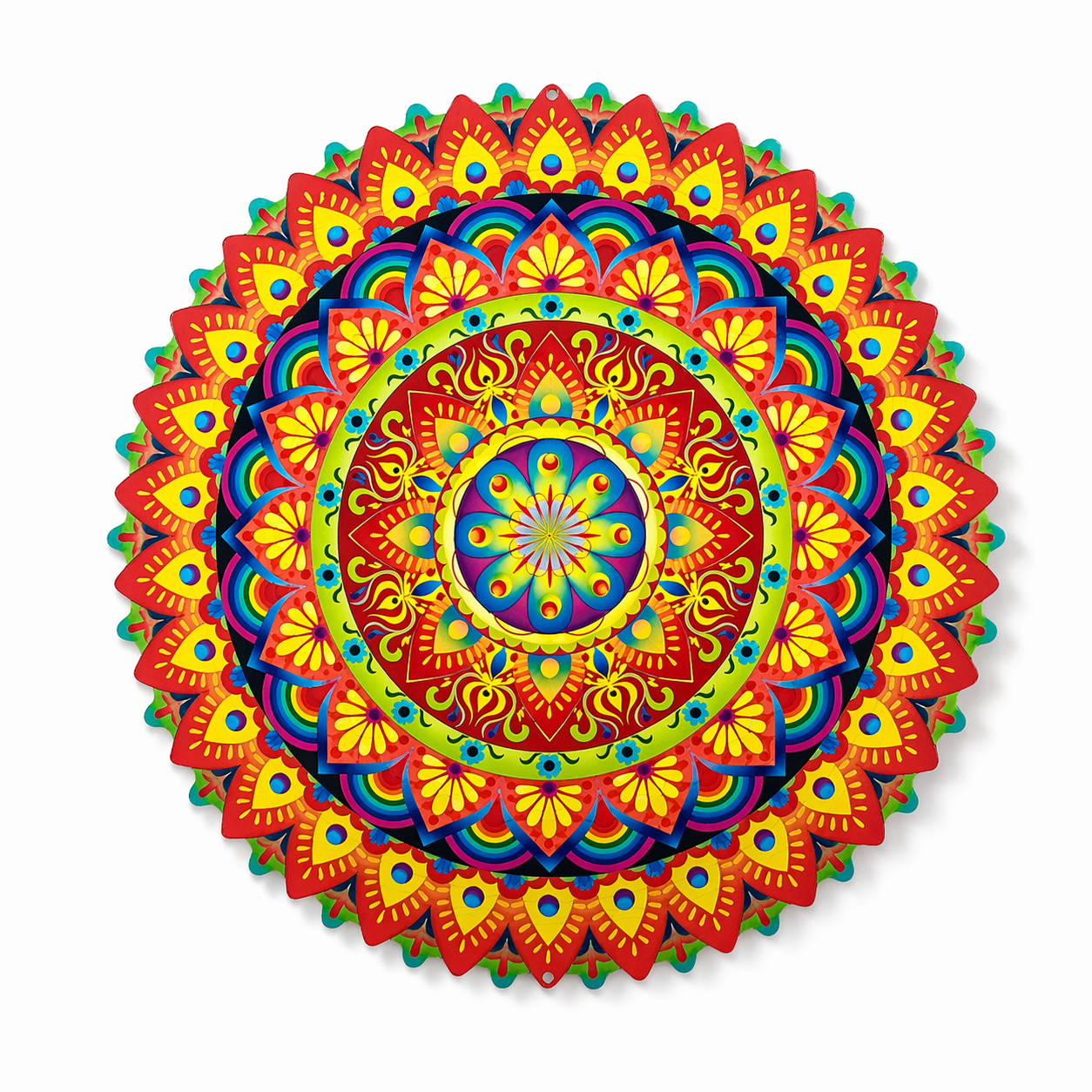Mandala 3D Wind Spinner-Stainless Steel Kinetic Garden & Patio Hanging Decor