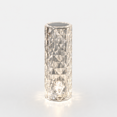 Rose Crystal Touch Dimmable Acrylic Lamp