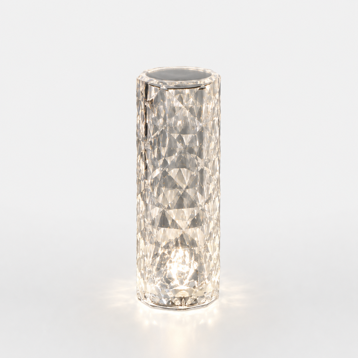 Rose Crystal Touch Dimmable Acrylic Lamp