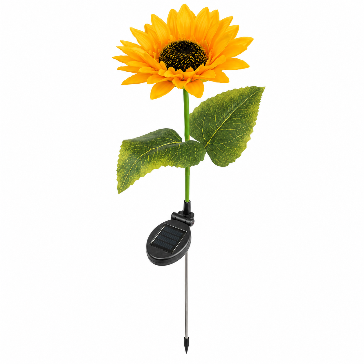 Solar Sunflower Garden Stake Light-Warm Bloom Glow for Pathways & Garden Beds