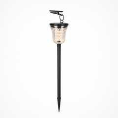Solar Crystal-Glow Stake Pathway Light