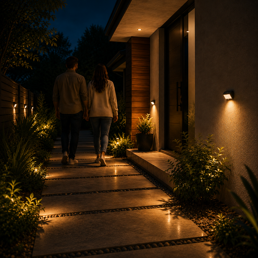 Solar Motion Sensor Wall Light