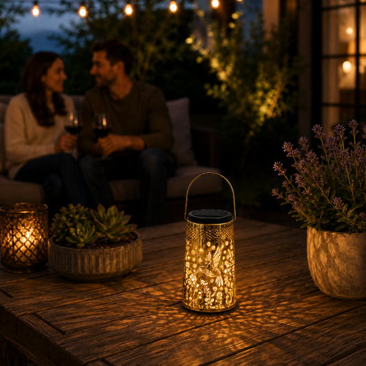 Solar Shadow-Pattern Lantern