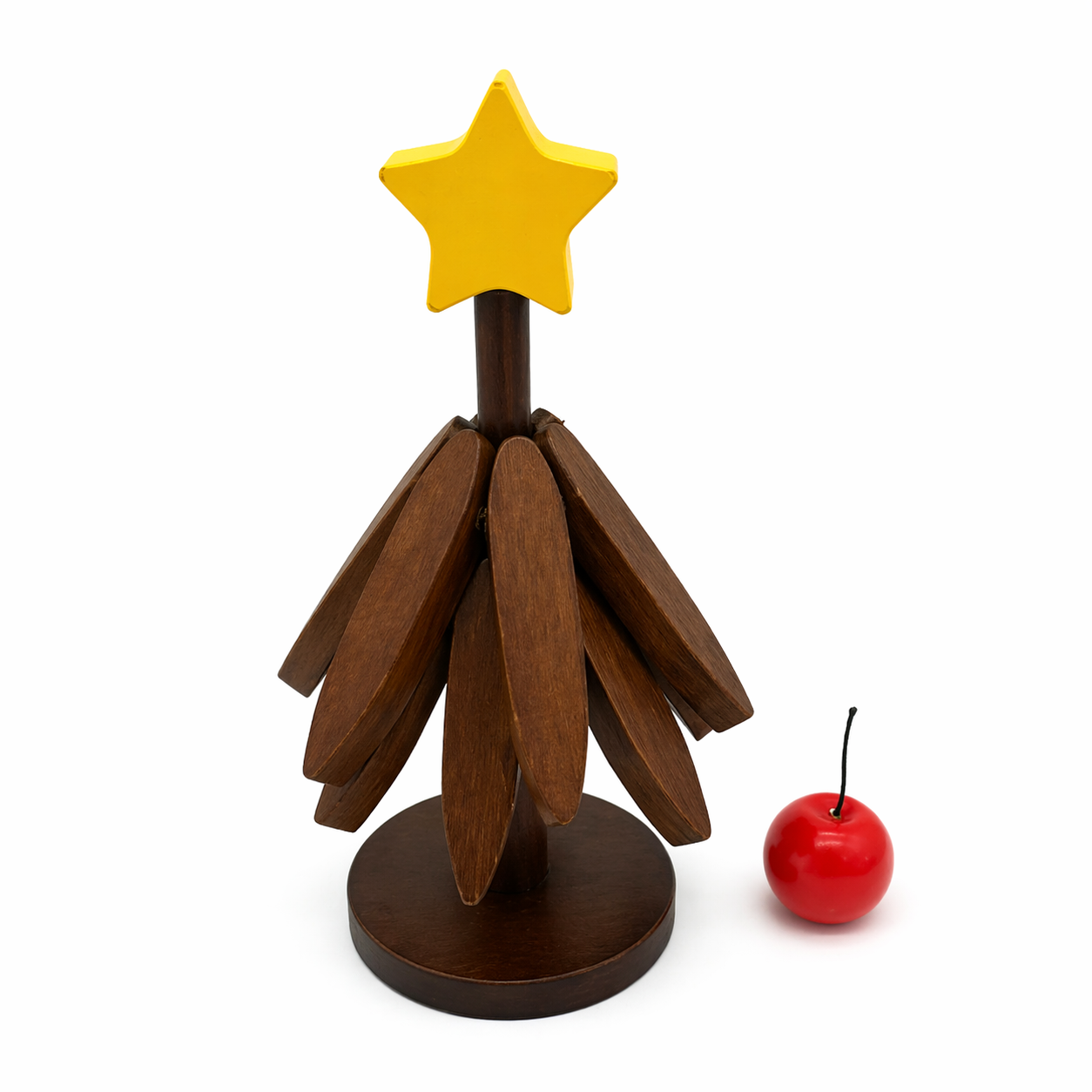 Walnut Canopy Coaster Tree Set-5
