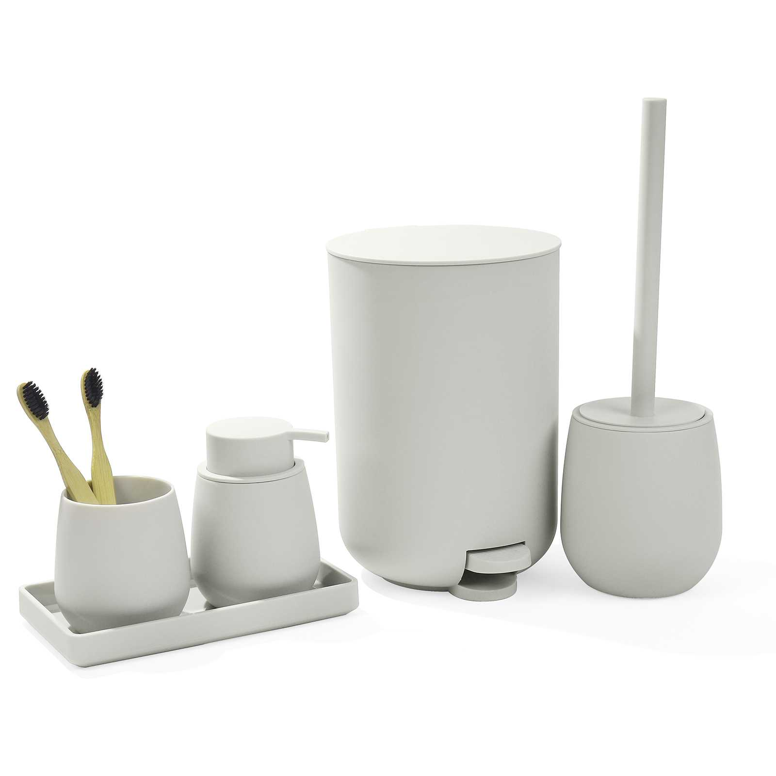 A Coordinated Matte Bathroom Upgrade-Clean Lines, Easy-Wipe Finish
