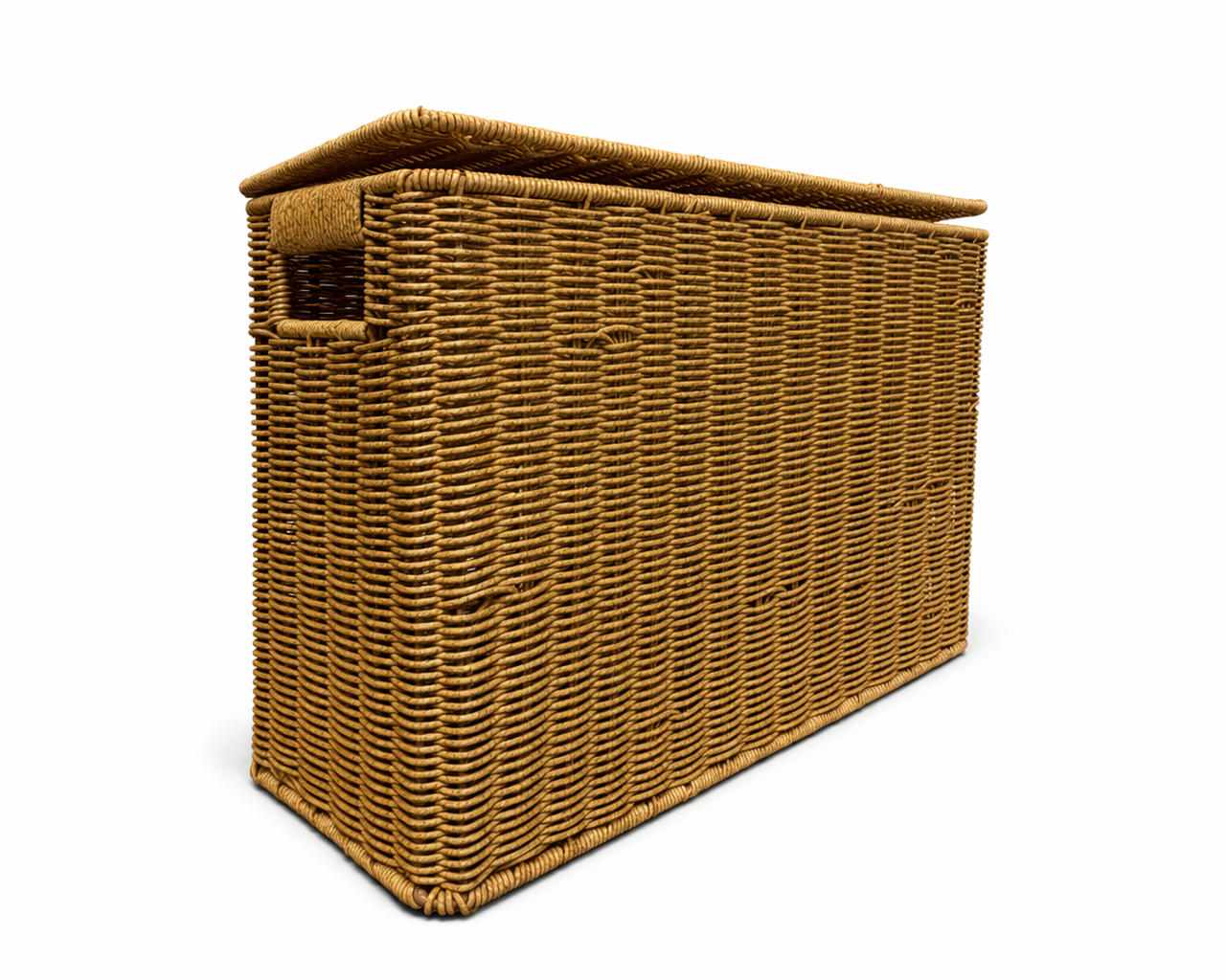 A Clean Lidded Look for Shelves-Rattan Style, Closet-Friendly Proportions