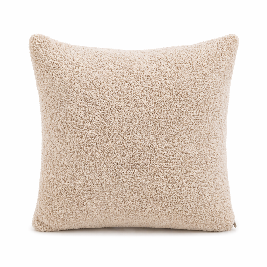 A Minimalist Pillow That Unfolds Into a Throw-Soft Texture, Clean Lines