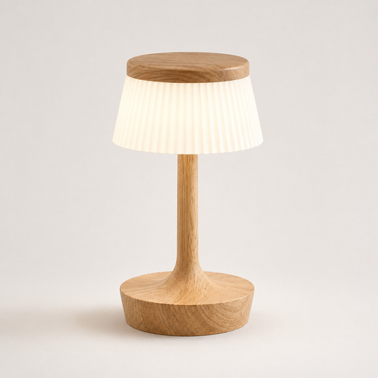 Mushroom Touch-Dimmable Rechargeable Table Lamp