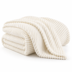 Ribbed Microplush Throw Blanket-59in x 79in