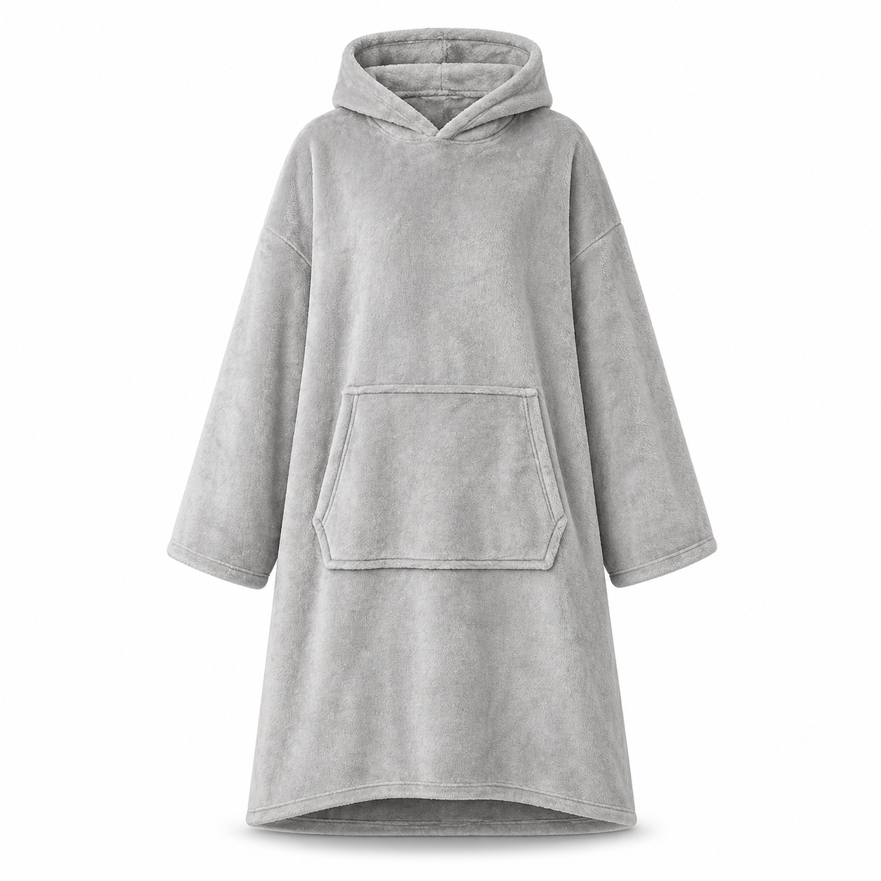 Microplush Hooded Lounge Throw Blanket (Wearable)-Men's & Women's Fit