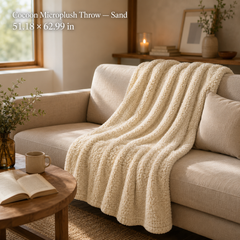 Cocoon Microplush Throw Blanket-51in x 63in