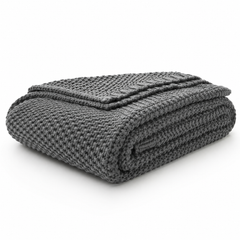 Pebble-Knit Throw Blanket (51in x 63in)