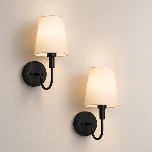 Alden Arc Cordless Wall Sconce Set of 2
