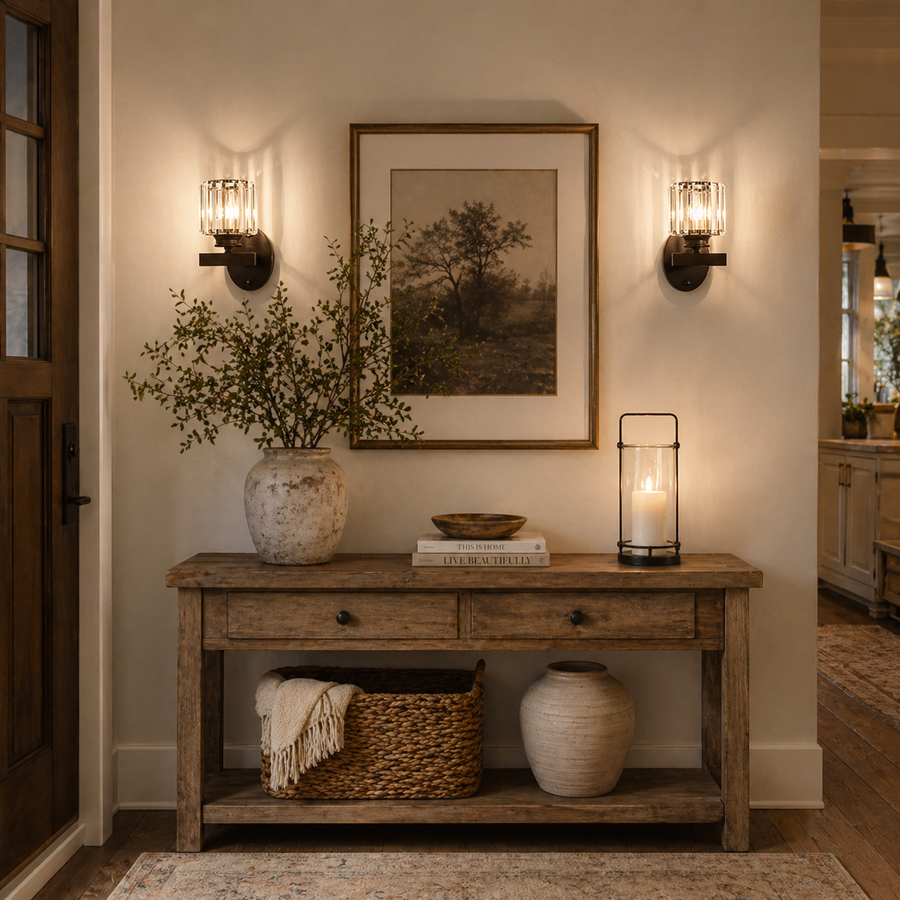 Marlow Prism Cordless Wall Sconce Set of 2