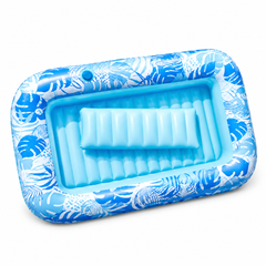 70-Inch Single-Person Inflatable Tanning Pool Lounger