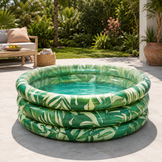 Tropical Leaf Inflatable Pool