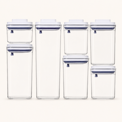 One-Touch Airtight Pantry Container Set (5-Piece  7-Piece)