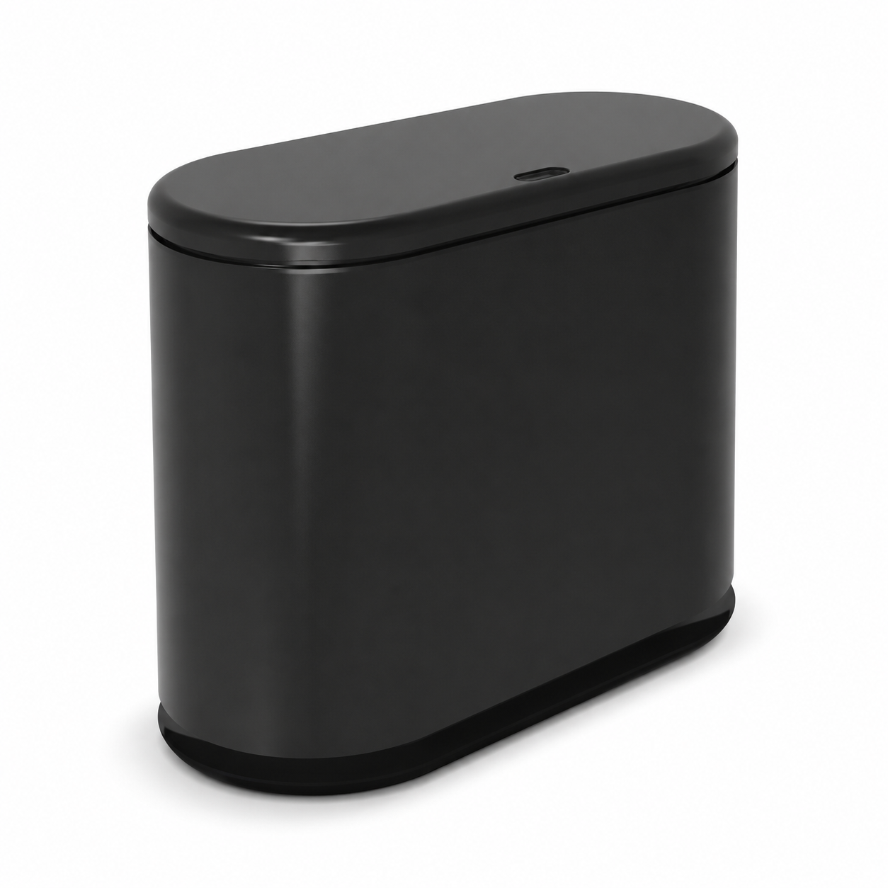 Slim 12L Press-Top Trash Can with Hidden Liner