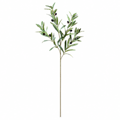 Faux Olive Branch Stem (37.4in, 4-Fork)