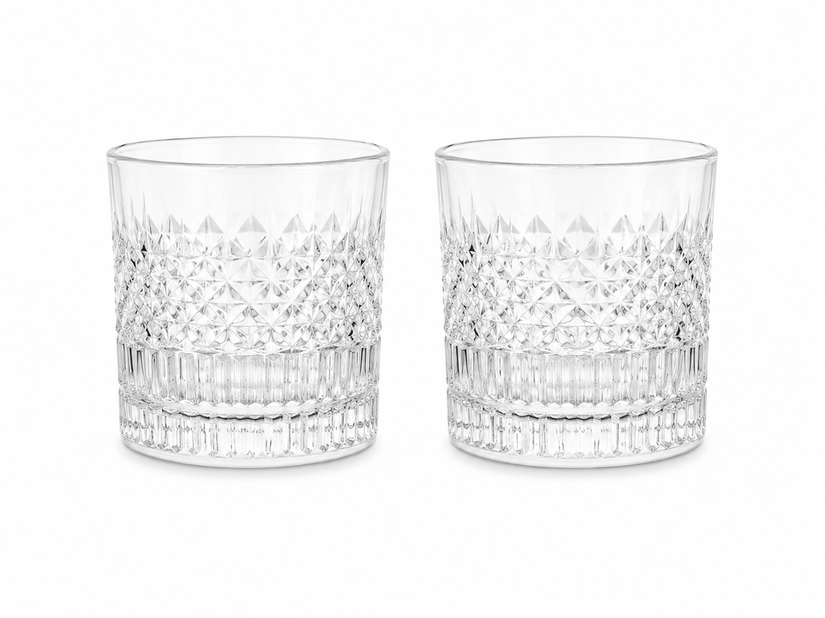 330 ml Clear Drinking Glass Set of 2