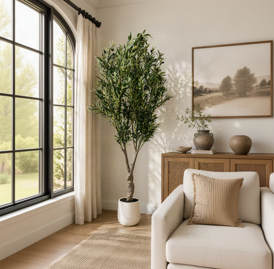 Faux Olive Tree (82.68" H)