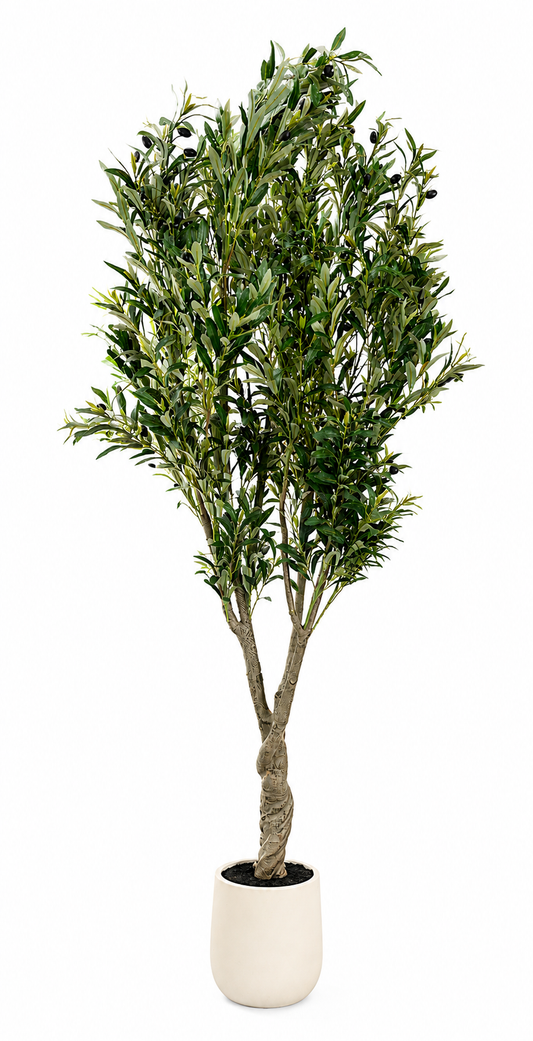 Faux Olive Tree (82.68" H)