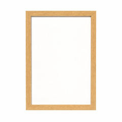 DIY Magnetic Frame for A4 8.5x11 Photos & Art-Natural MDF Wood