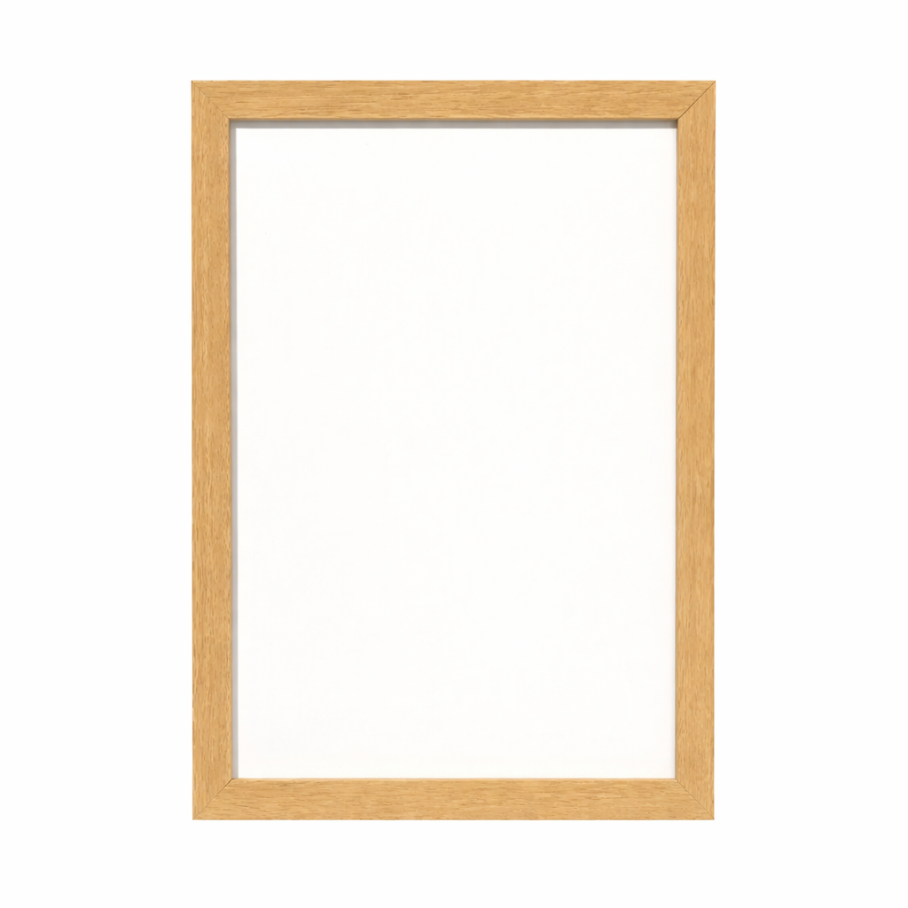 DIY Magnetic Frame for A4 8.5x11 Photos & Art-Natural MDF Wood