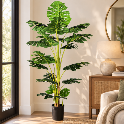 Faux Monstera Tree (5.91 ft H)