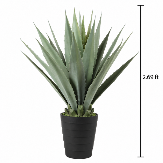 Faux Gray-Green Agave (2.69 ft H)