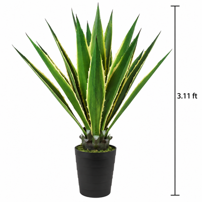 Faux Variegated Agave (3.12 ft H)