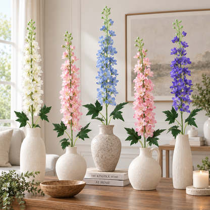 Faux Delphinium Stem (48 in H)
